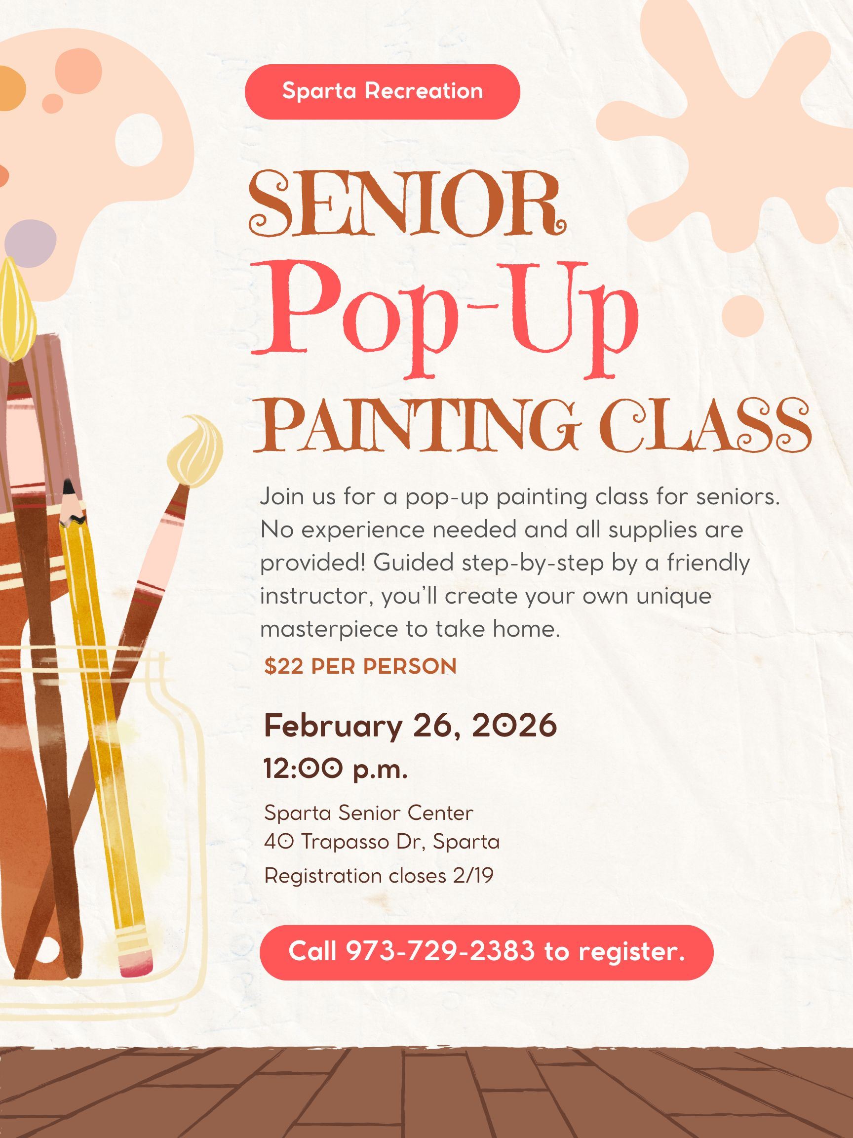 Pop Up Painting Class